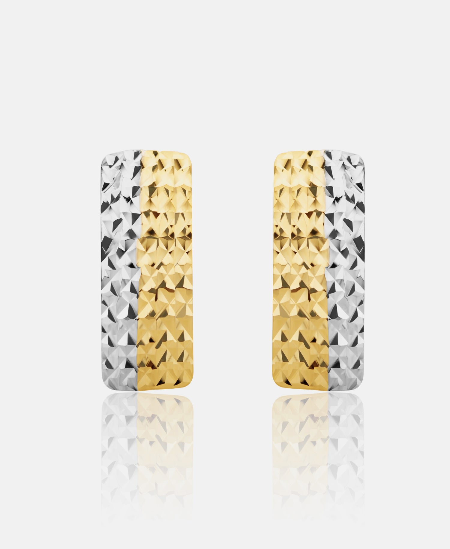 Hoop earrings in 585 (14K) Gold