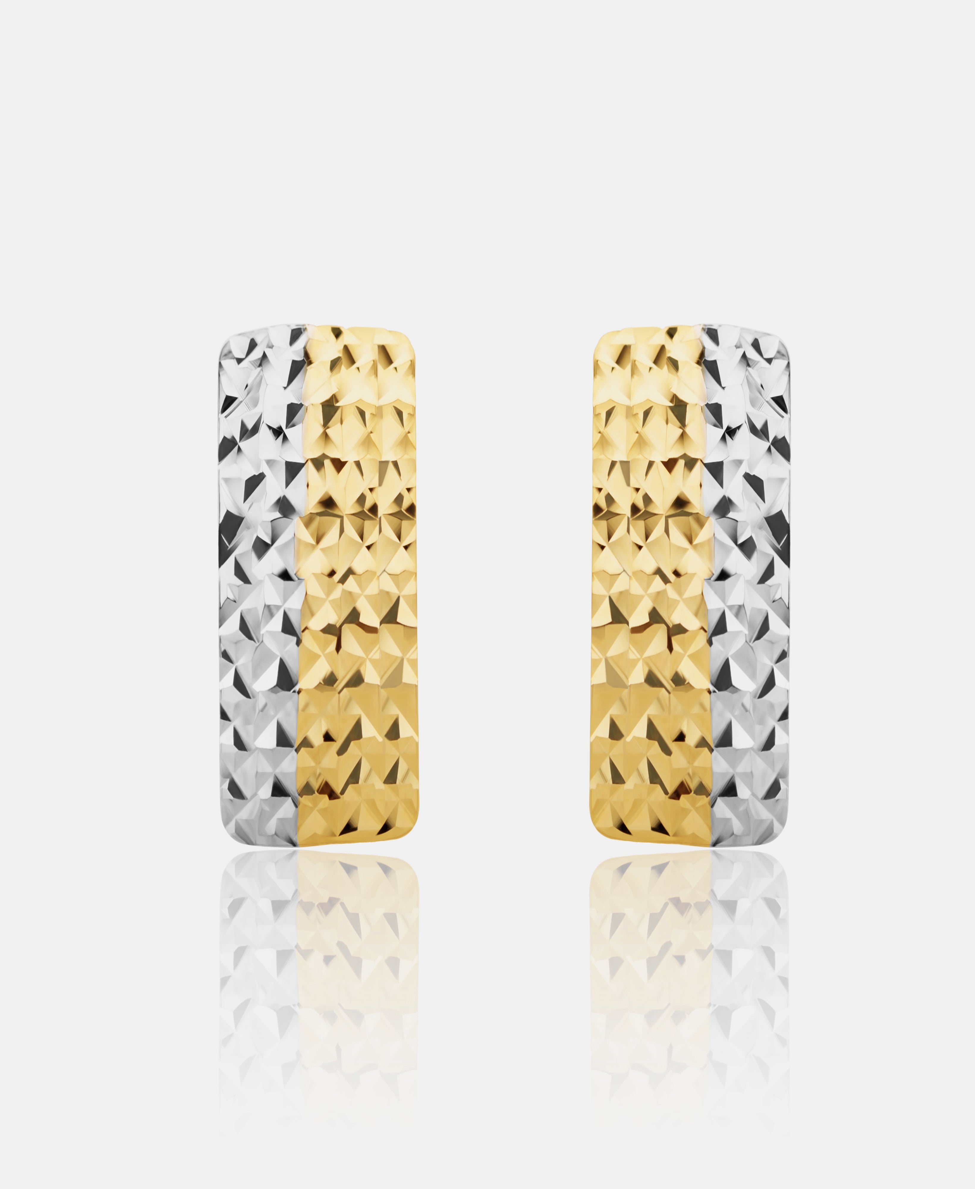 Hoop earrings in 585 (14K) Gold