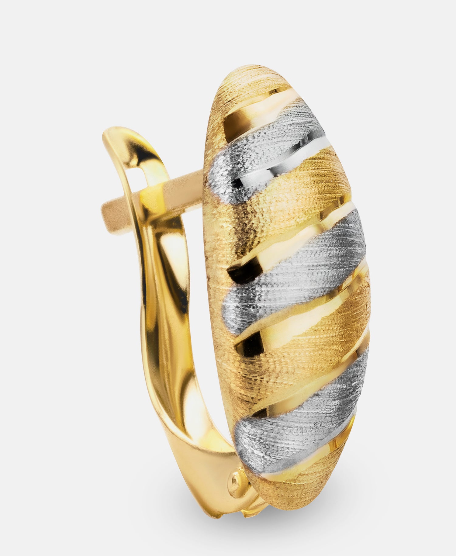 Hoop earrings in 585 (14K) Gold