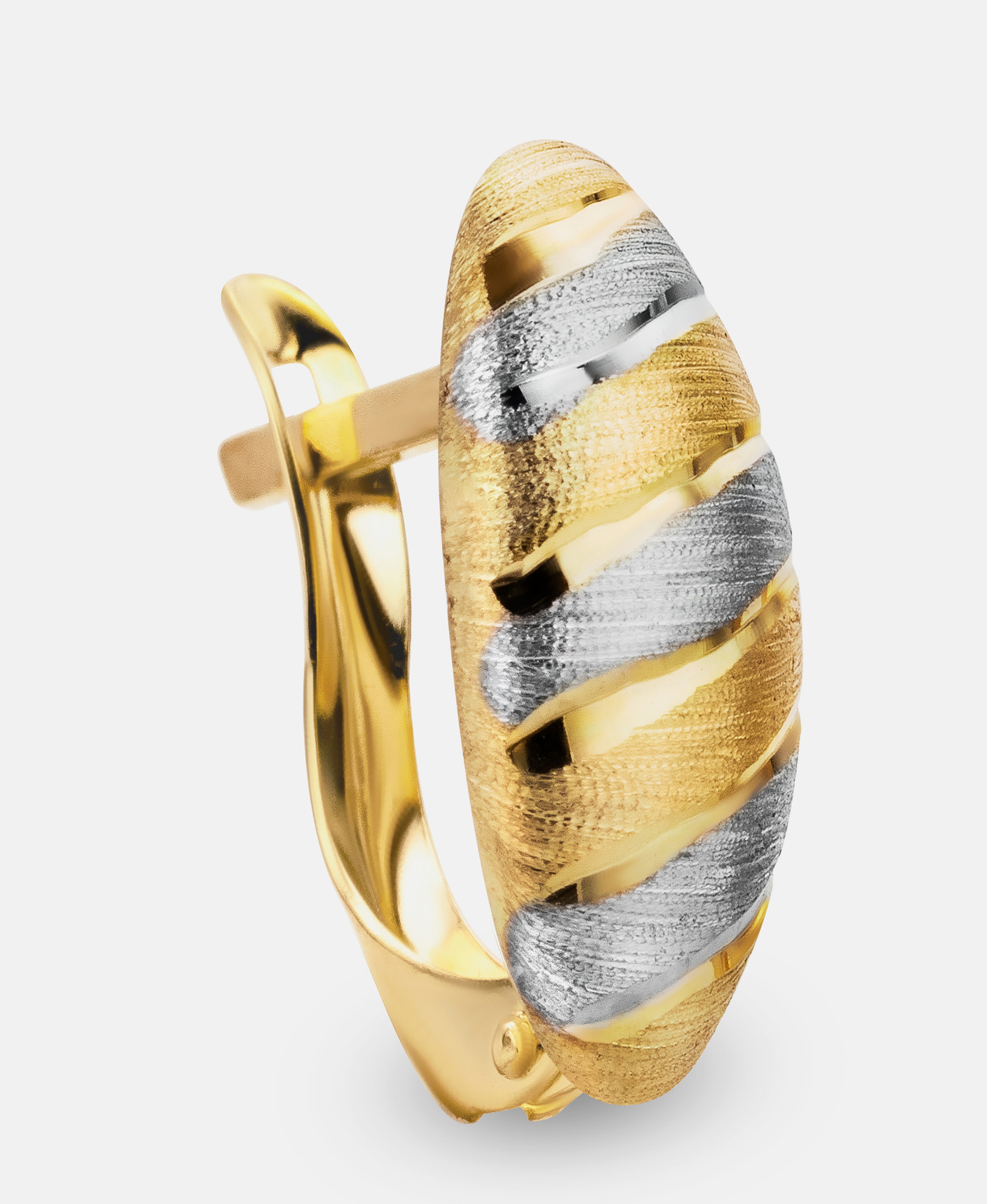 Hoop earrings in 585 (14K) Gold
