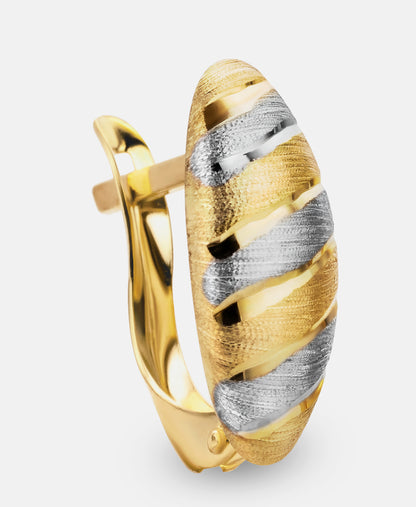 Hoop earrings in 585 (14K) Gold