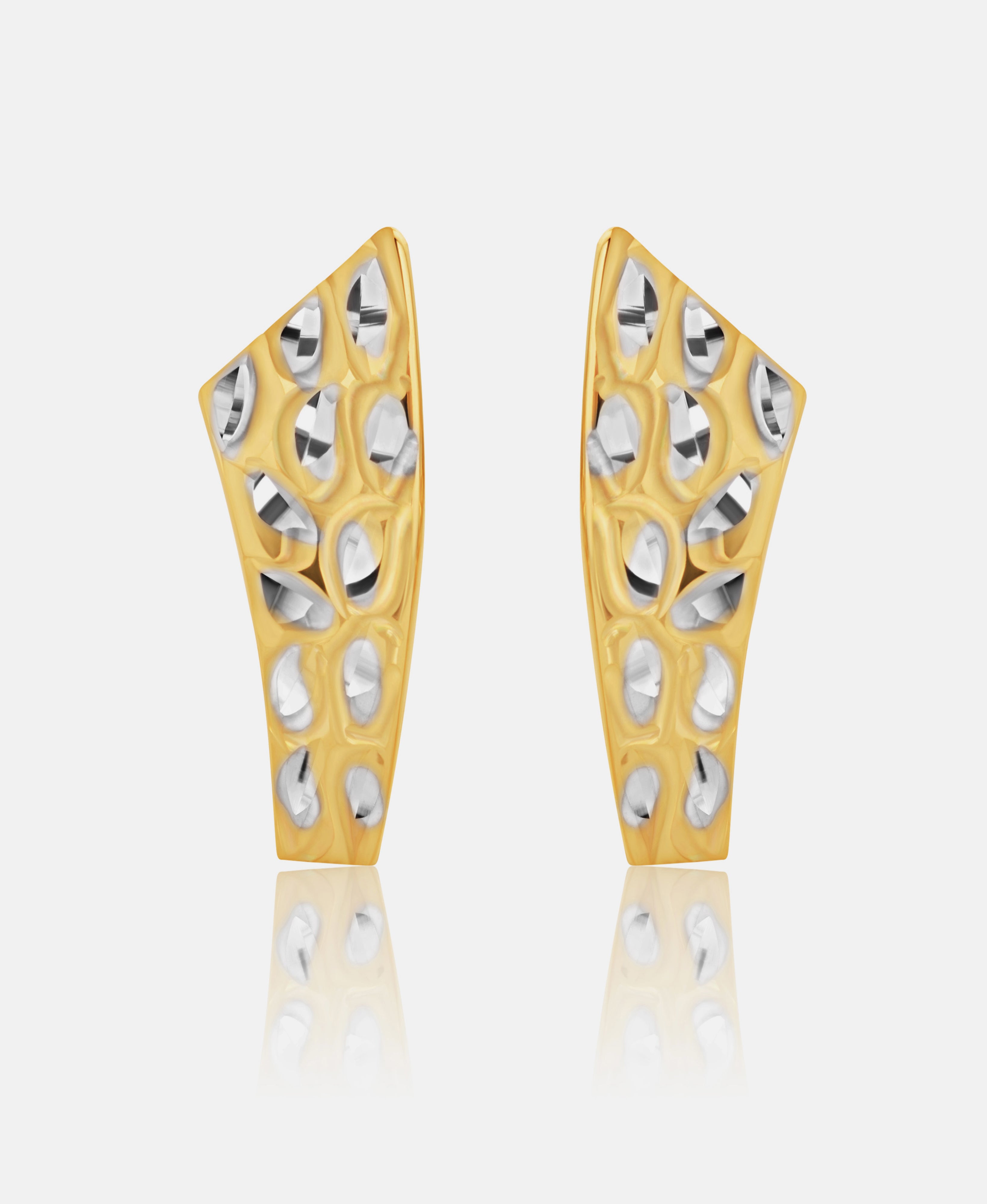 Hoop earrings in 585 (14K) Gold