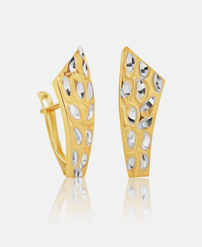 Hoop earrings in 585 (14K) Gold