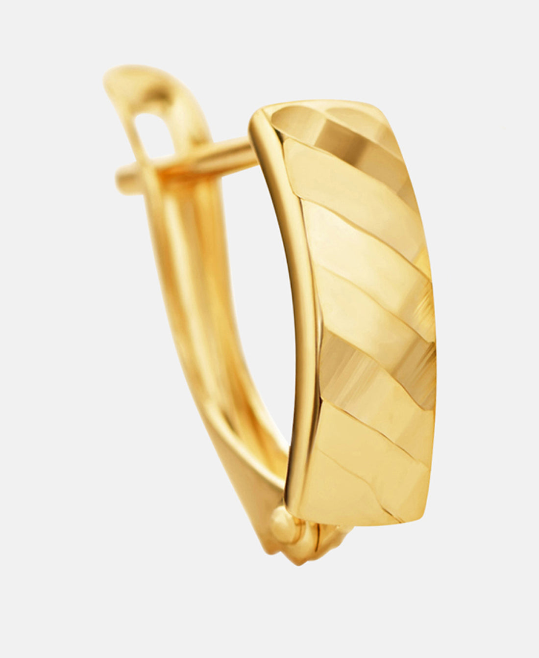 Hoop earrings in 585 (14K) Yellow Gold