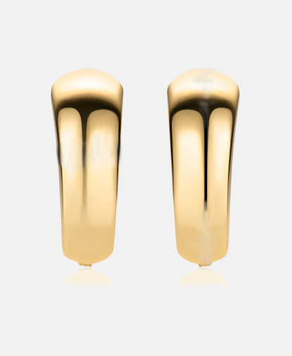 Hoop earrings in 585 (14K) Yellow Gold