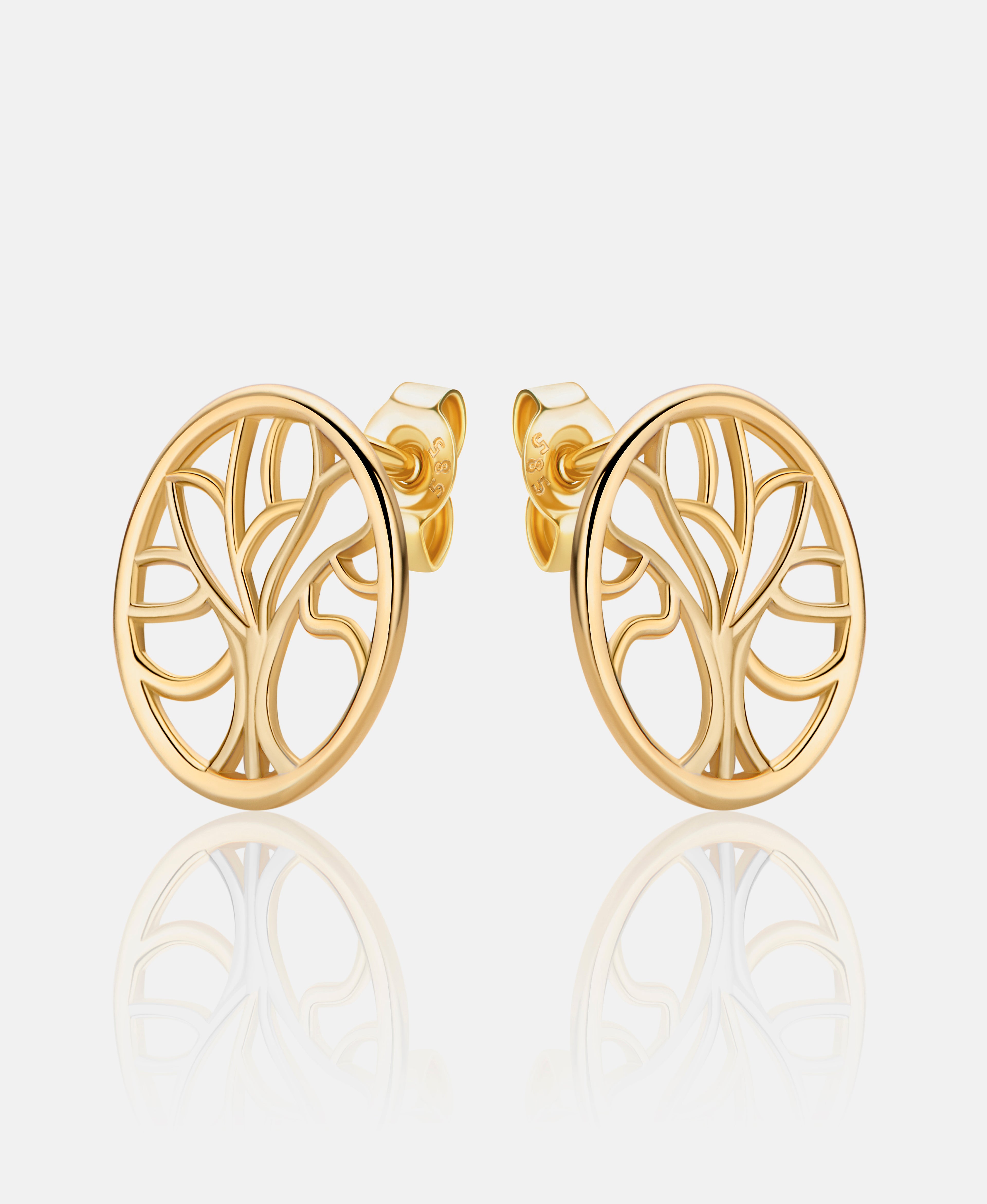Ohrringe aus 585 Gelbgold