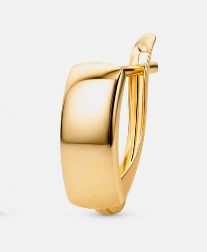 Hoop earrings in 585 (14K) Yellow Gold