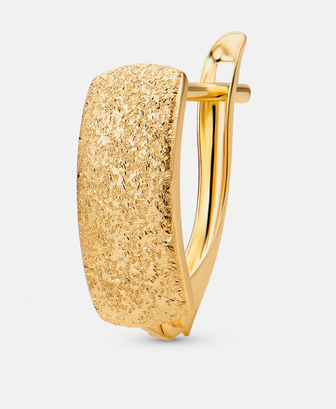 Hoop earrings in 585 (14K) Yellow Gold