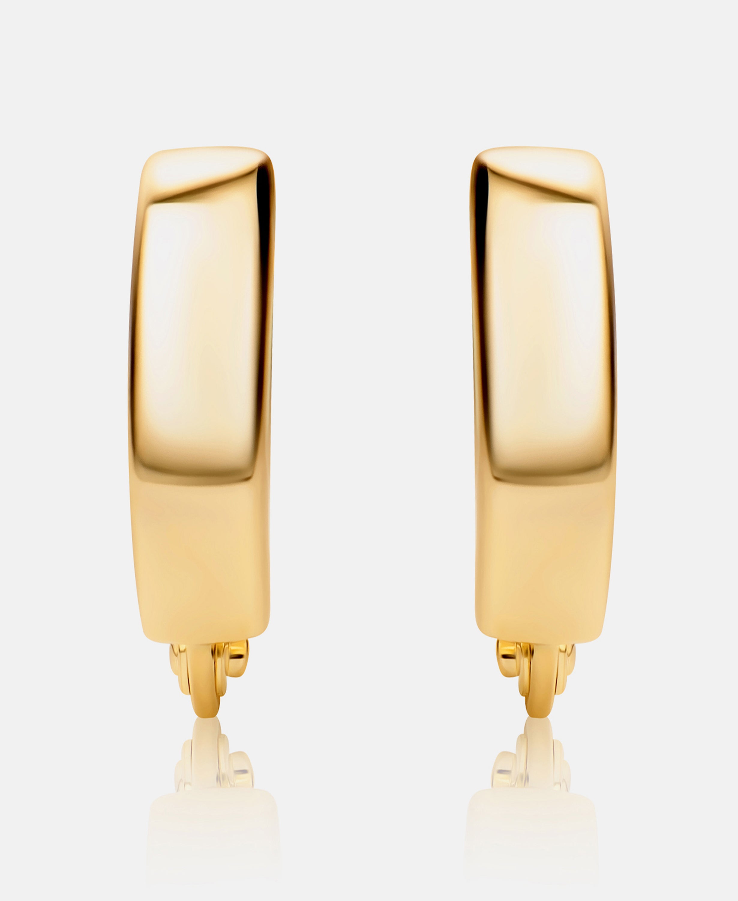Hoop earrings in 585 (14K) Yellow Gold