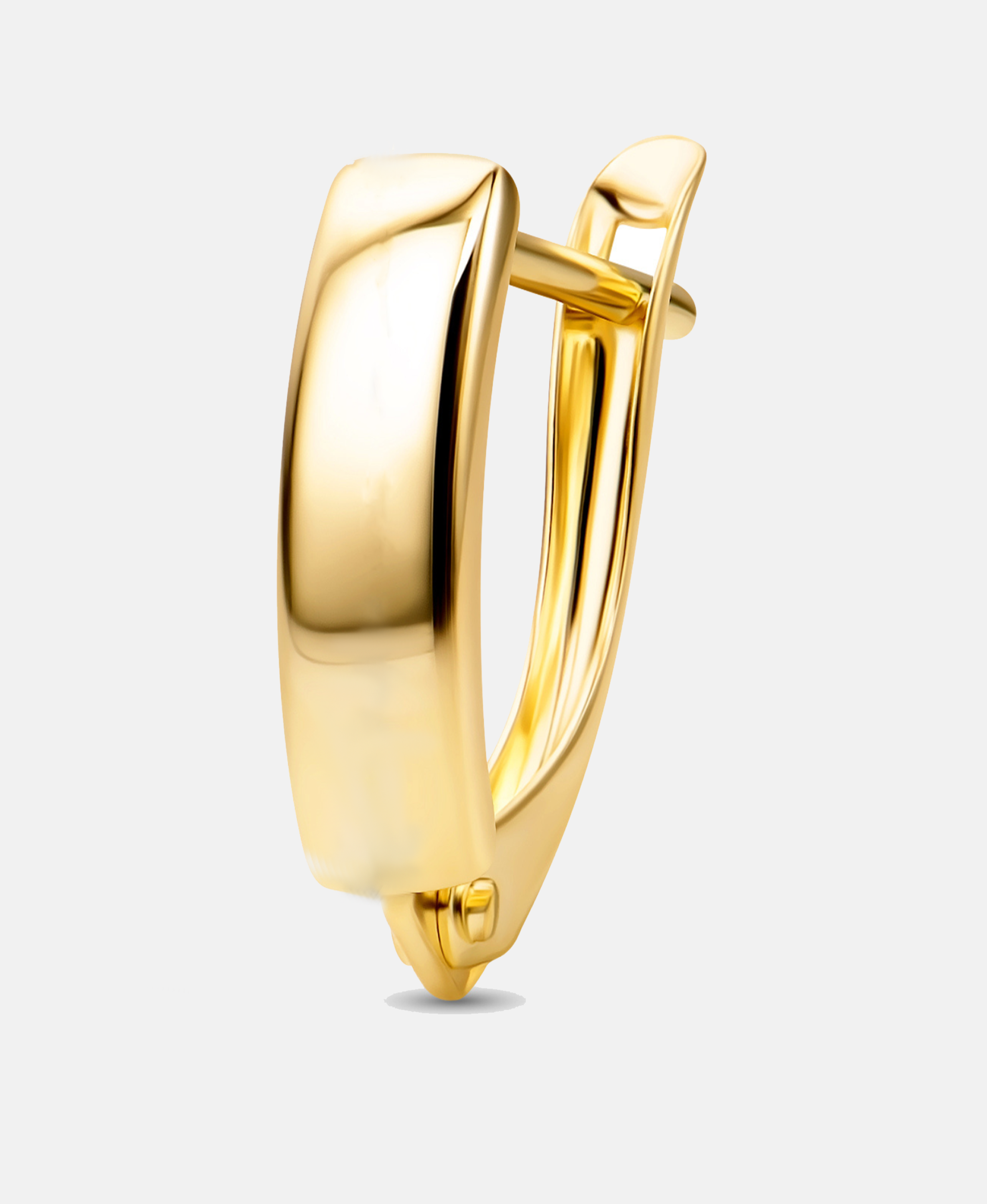 Hoop earrings in 585 (14K) Yellow Gold