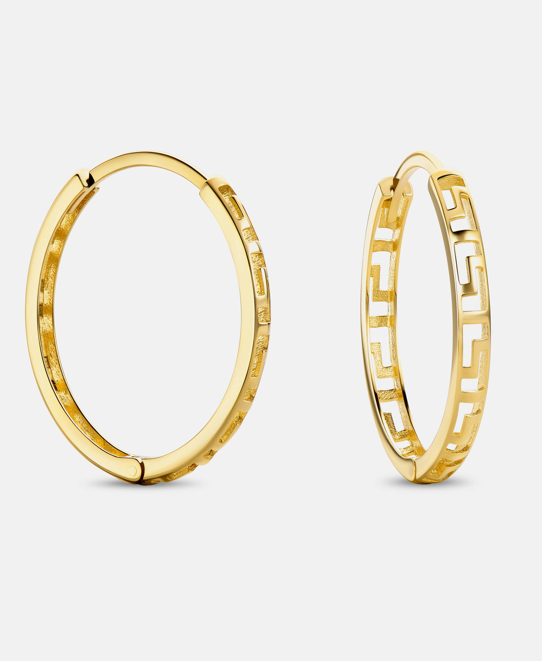 Hoop earrings in 585 (14K) Yellow Gold