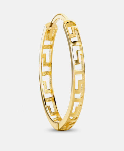 Hoop earrings in 585 (14K) Yellow Gold