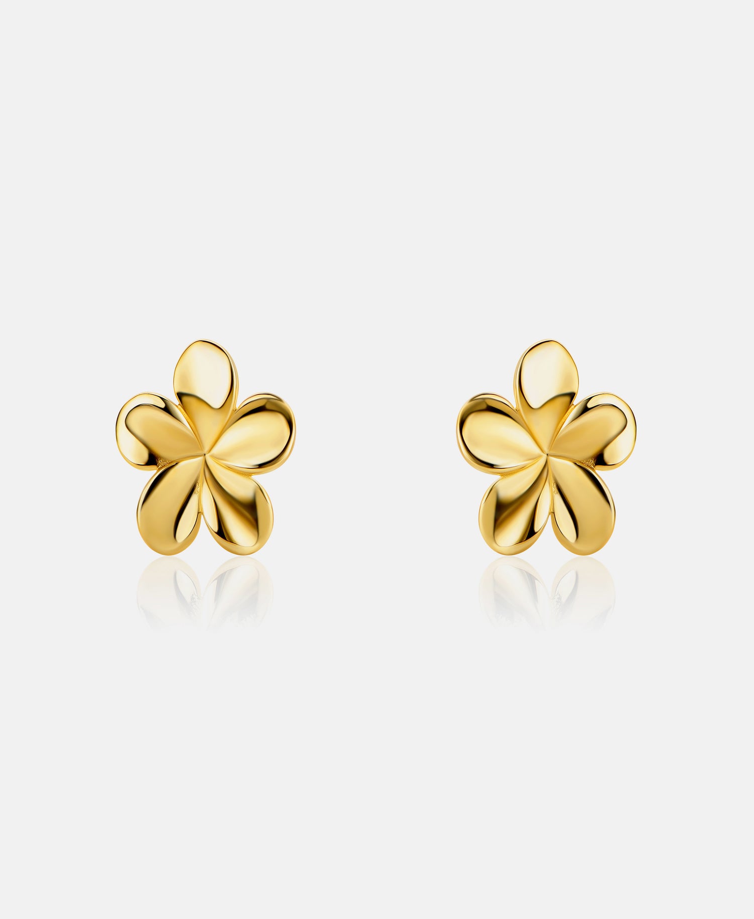 Stud earrings in 585 (14K) Yellow Gold