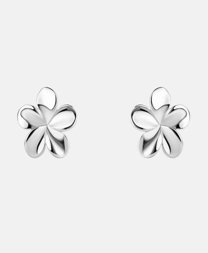 Stud earrings in 585 (14K) White Gold