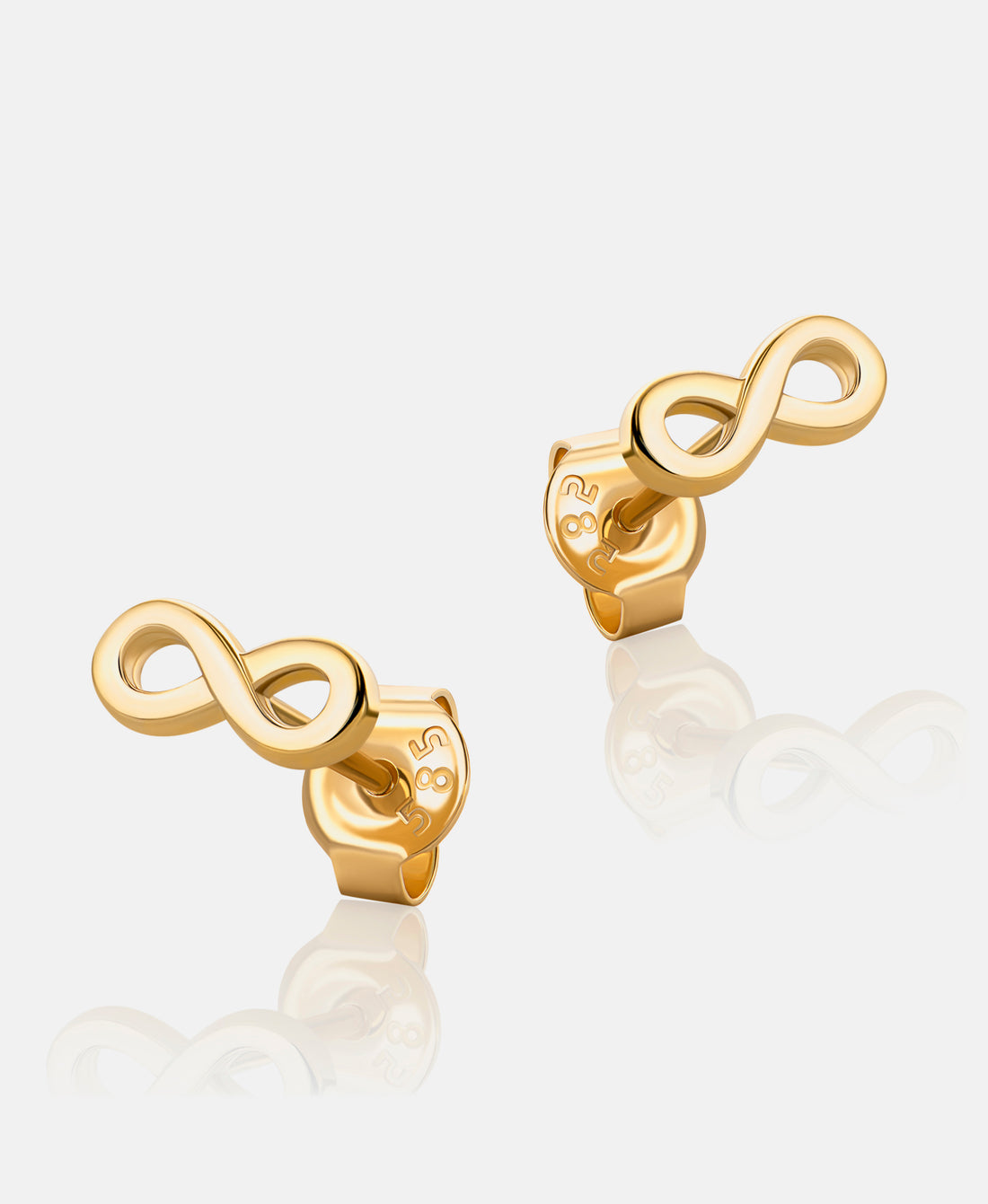 Stud earrings in 585 (14K) Yellow Gold