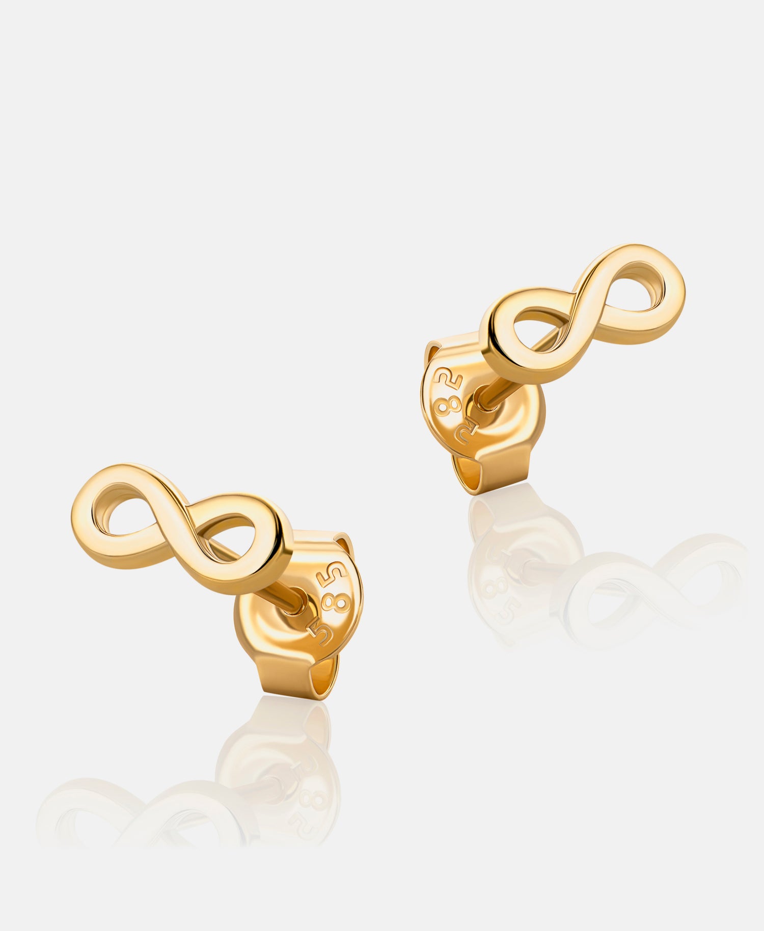 Stud earrings in 585 (14K) Yellow Gold