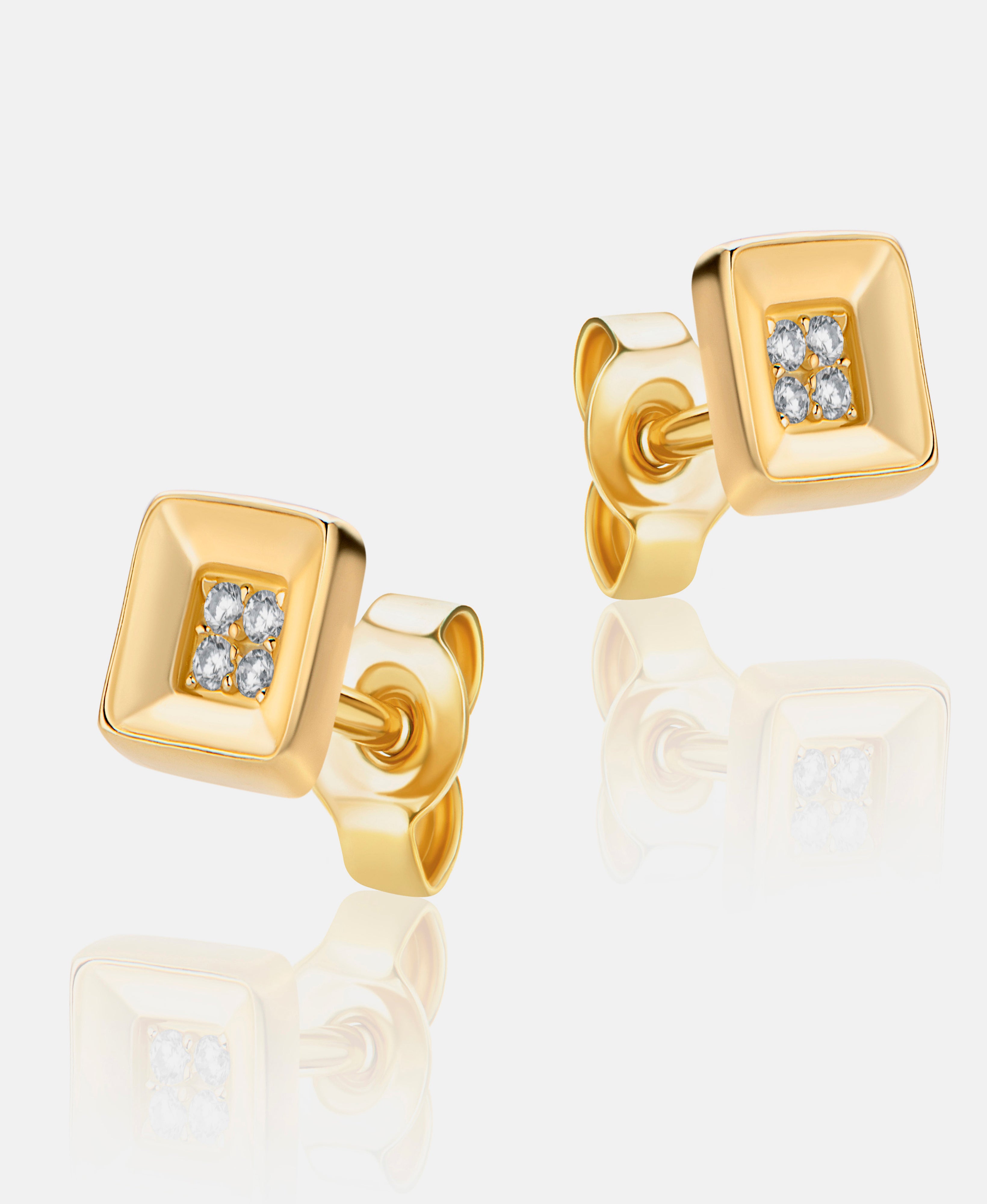 Ohrringe aus 585 Gelbgold