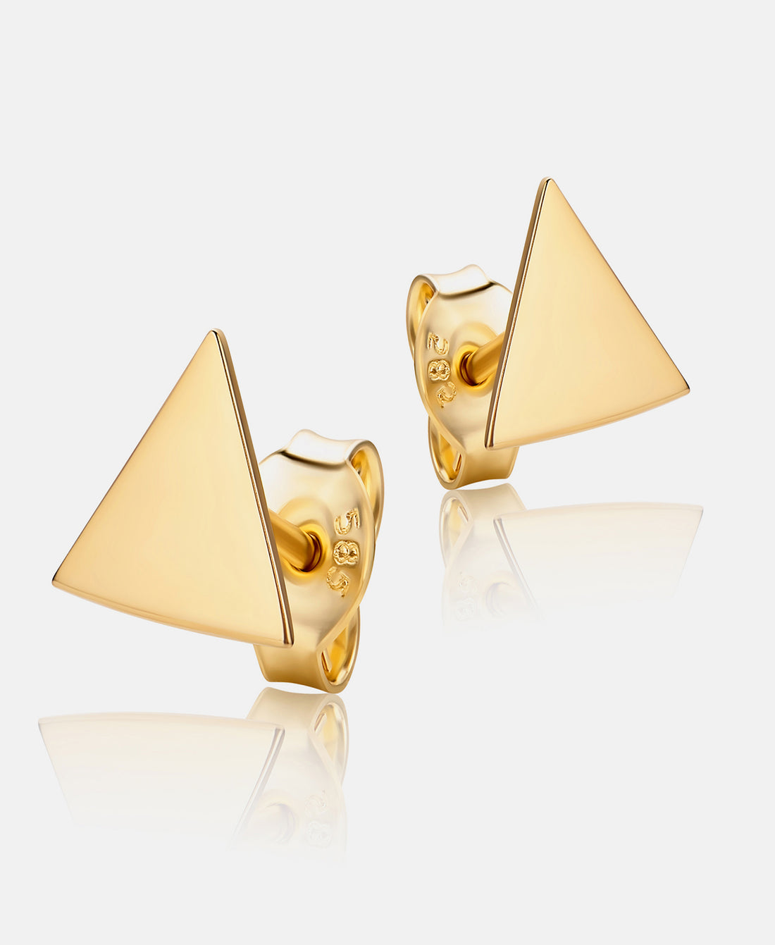 Stud earrings in 585 (14K) Yellow Gold