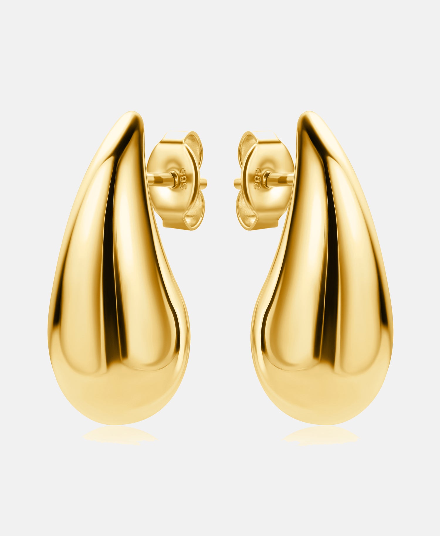 Stud earrings in 585 (14K) Yellow Gold