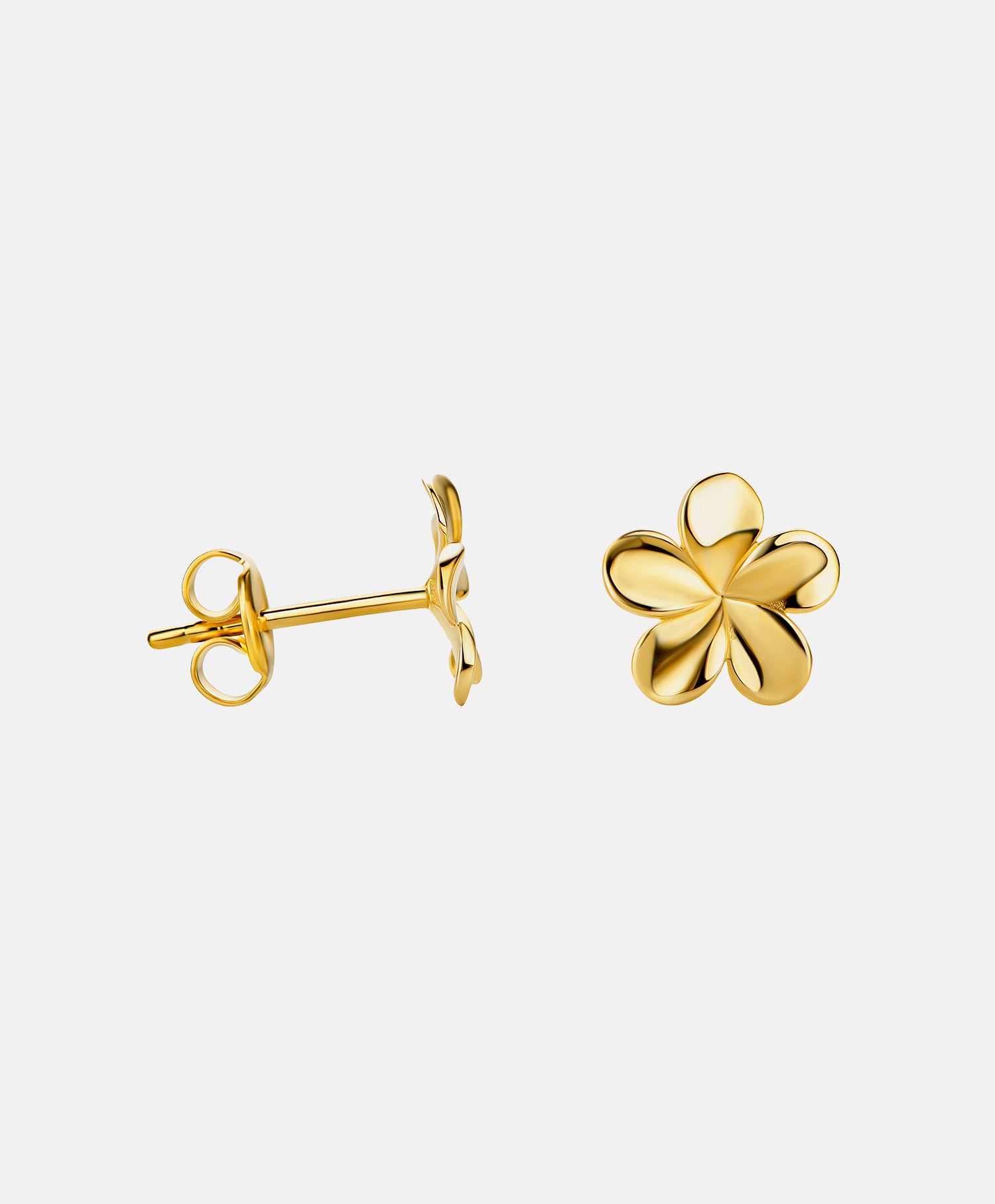 Stud earrings in 585 (14K) Yellow Gold
