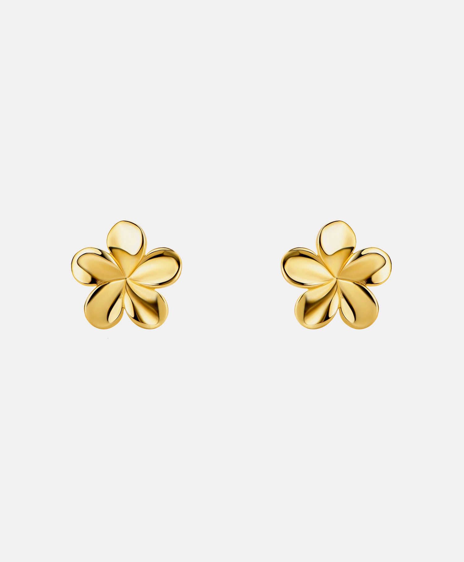 Stud earrings in 585 (14K) Yellow Gold