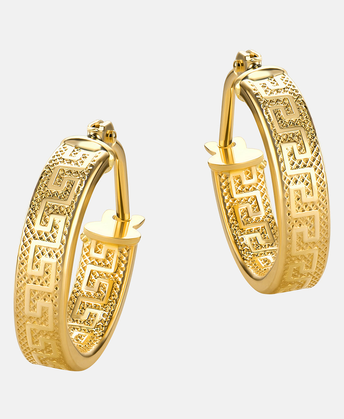 Hoop earrings in 750 (18K) Yellow Gold