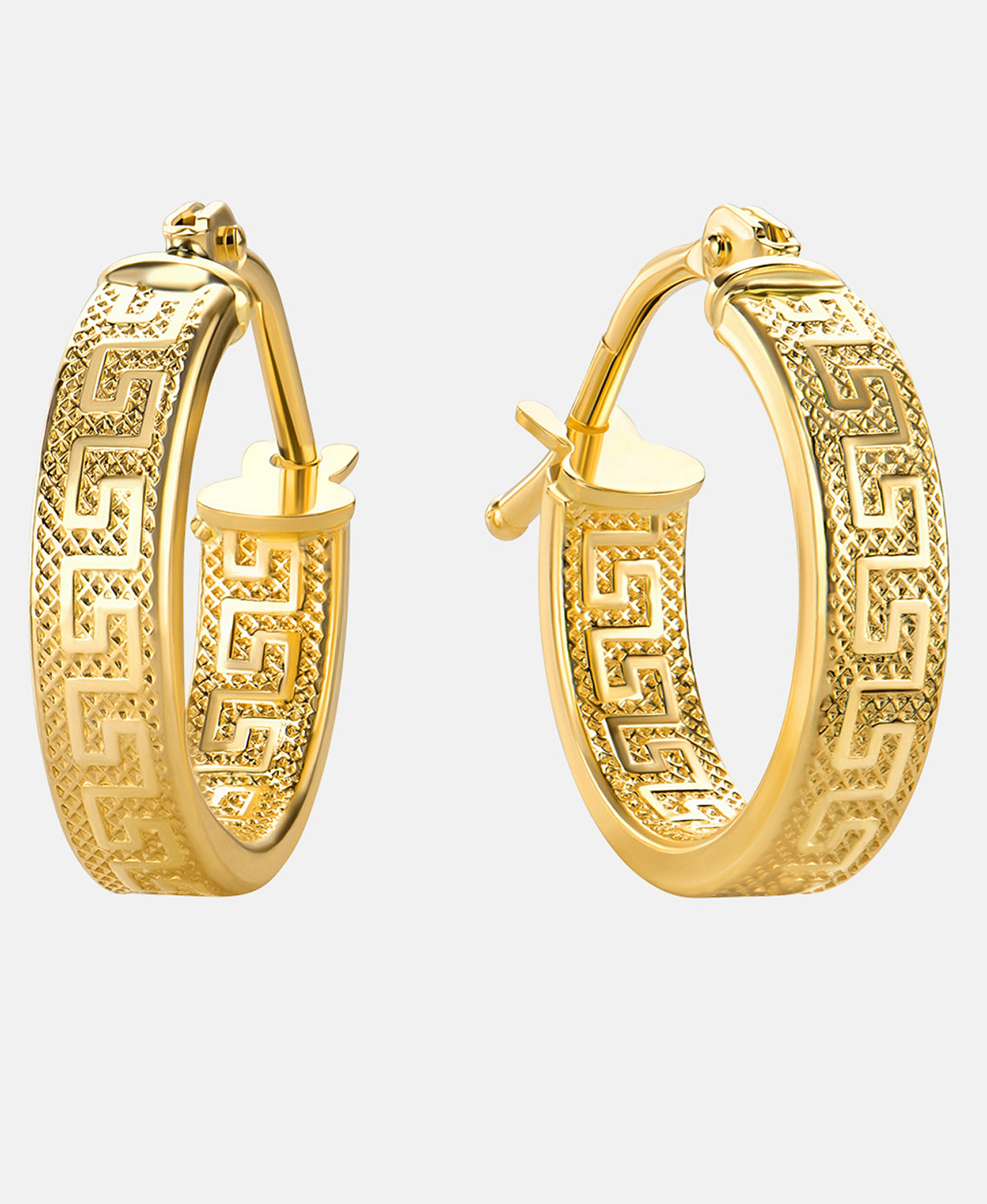 Hoop earrings in 750 (18K) Yellow Gold