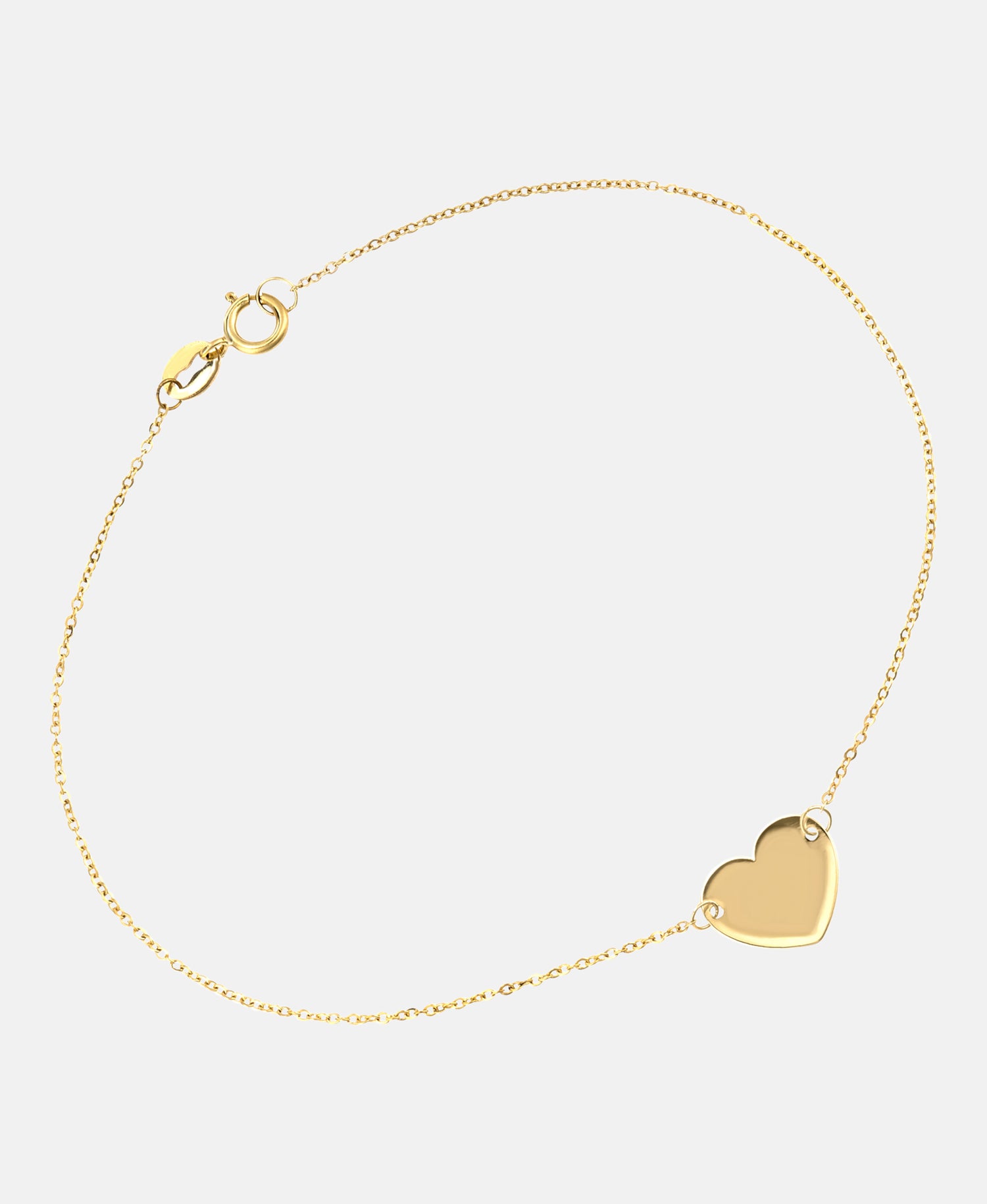 Armband aus 375 Gelbgold Herz-Design