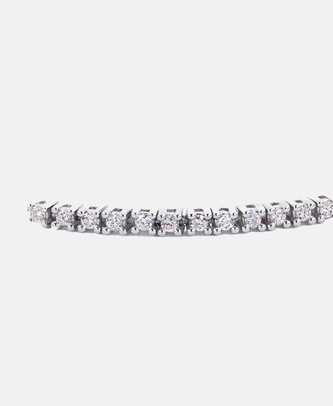 Armband aus 750 Weißgold mit 1 Karat Diamant