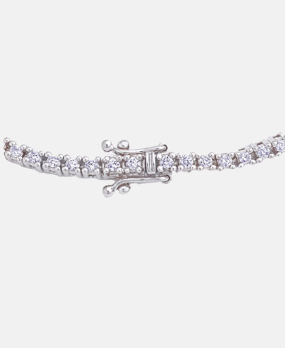 Armband aus 750 Weißgold mit 1 Karat Diamant