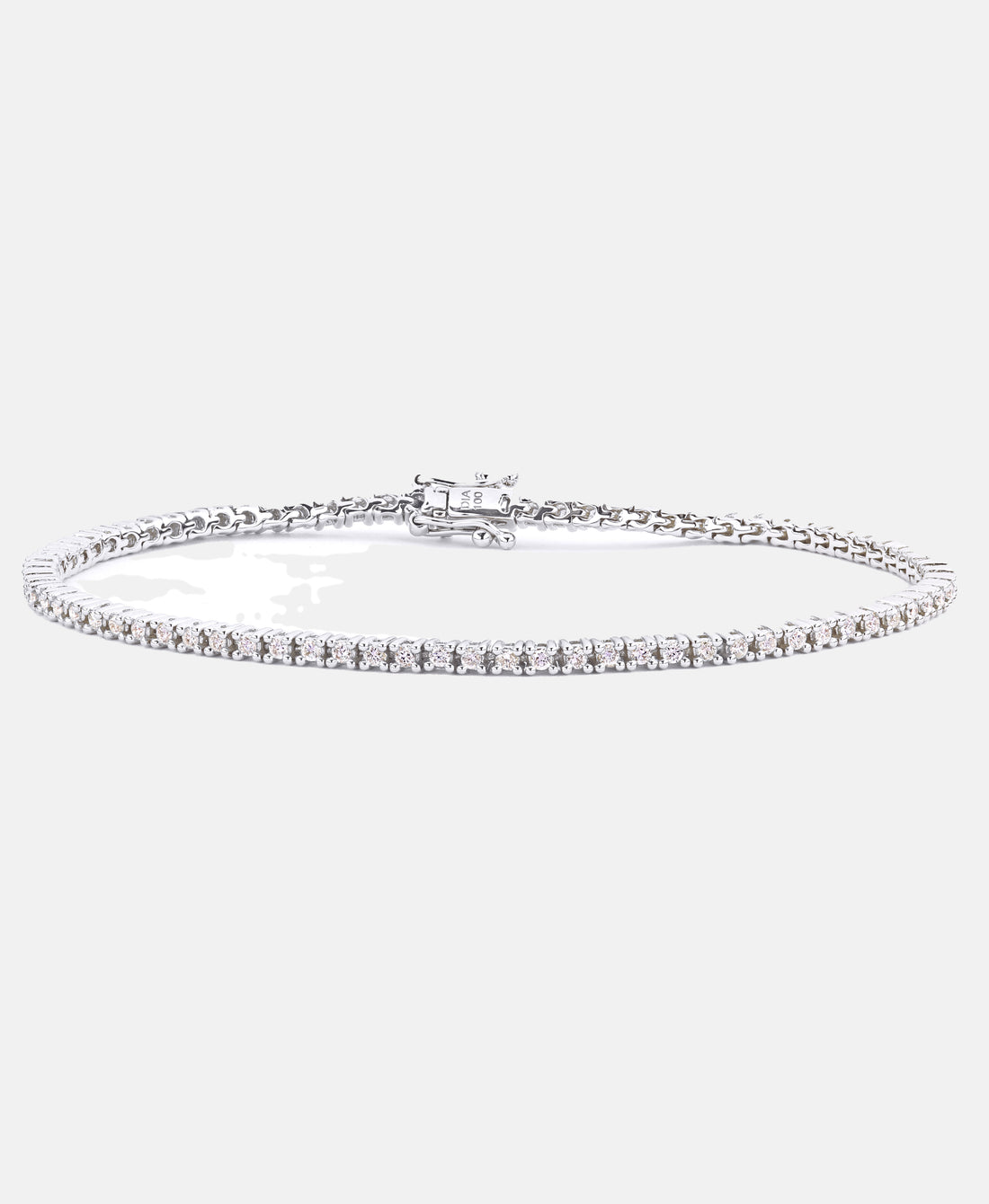 Armband aus 750 Weißgold mit 1 Karat Diamant