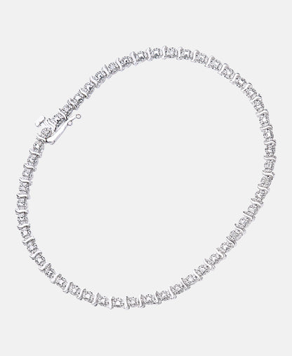 Armband aus 375 Weißgold mit Diamant
