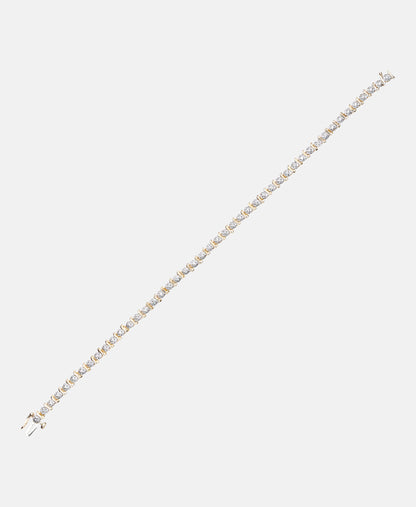 Armband aus 375 Gelbgold mit Diamant