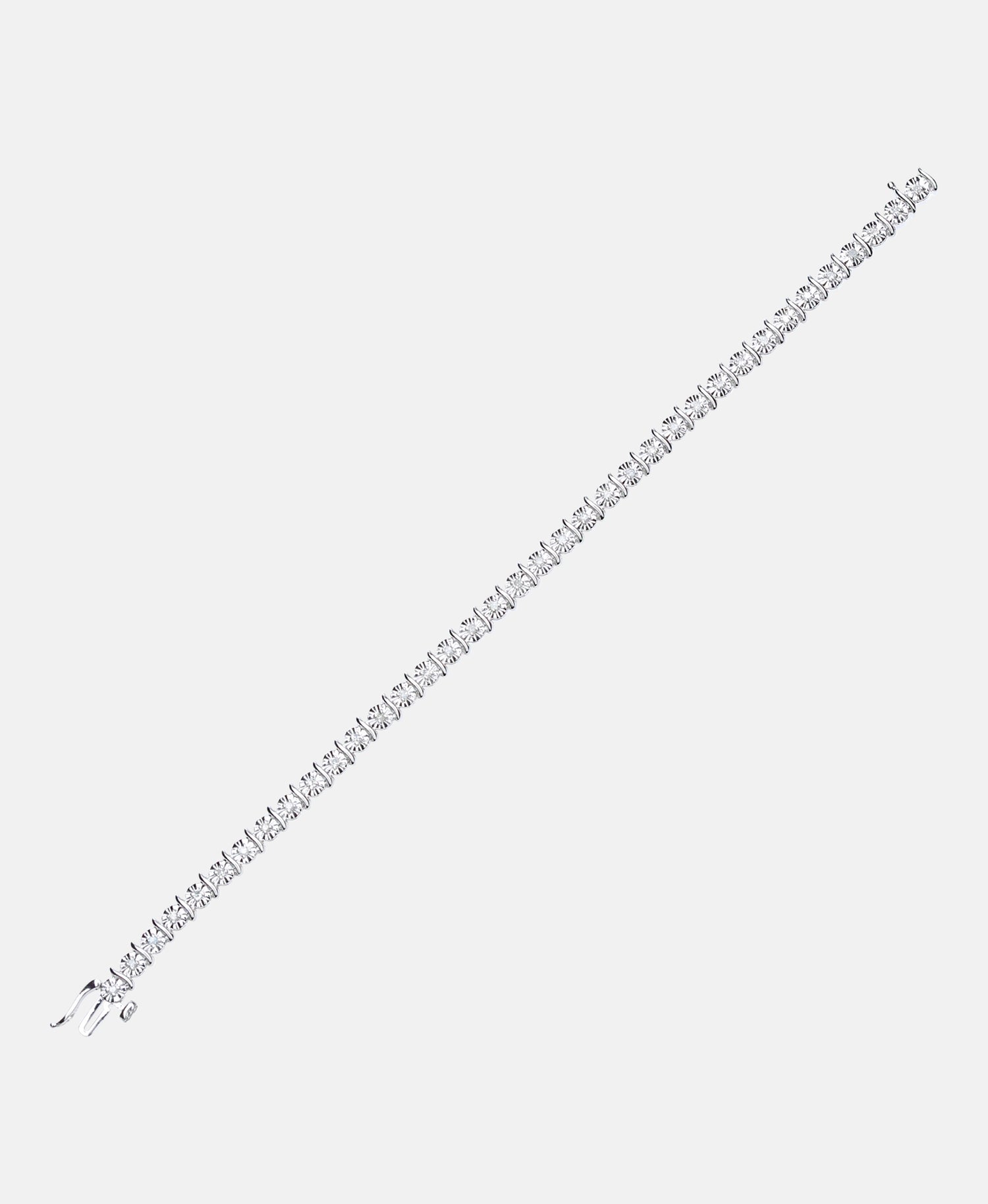 Armband aus 375 Weißgold mit 0.50 Karat Diamant