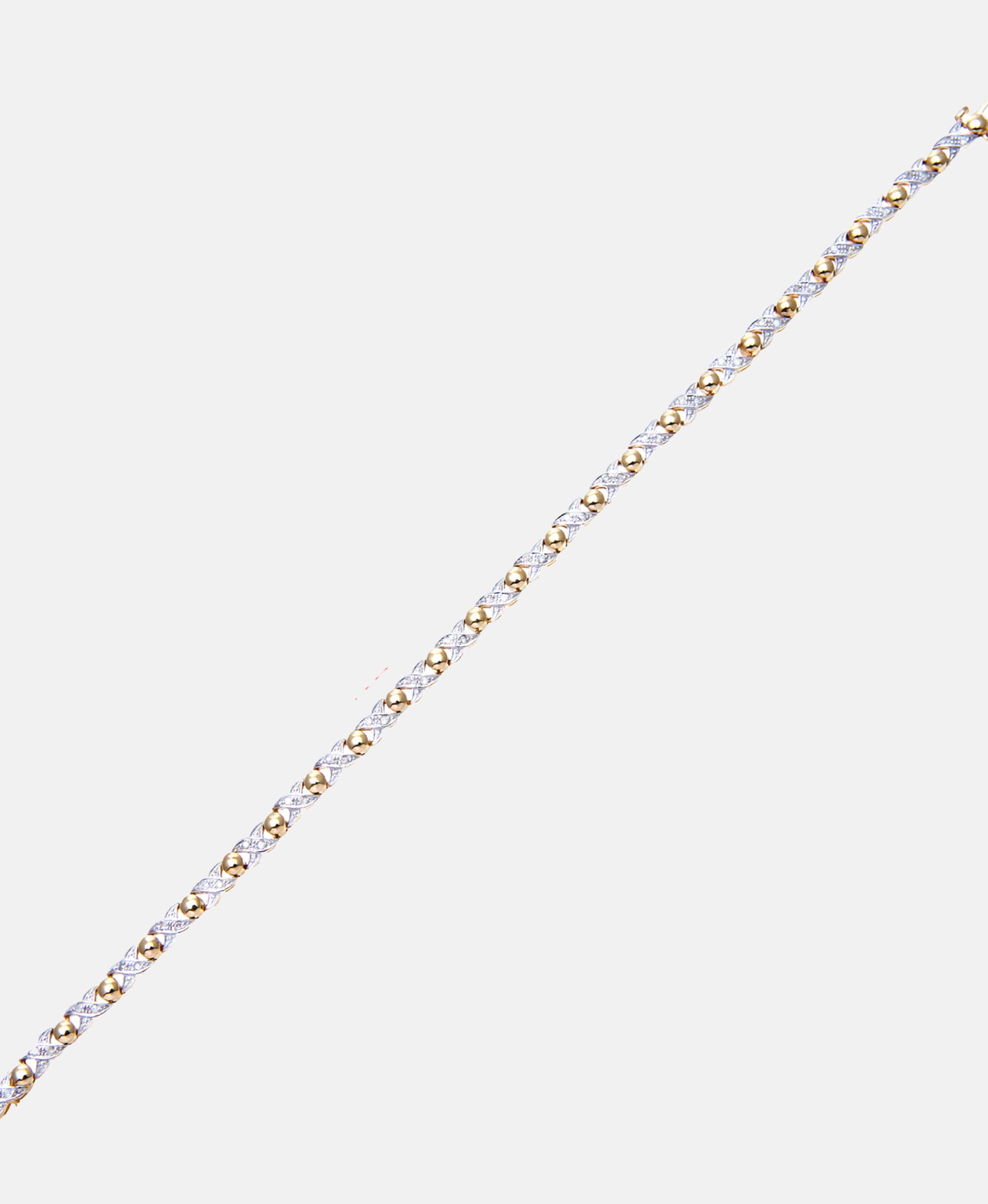 Armband aus 375 Gelbgold mit Diamant