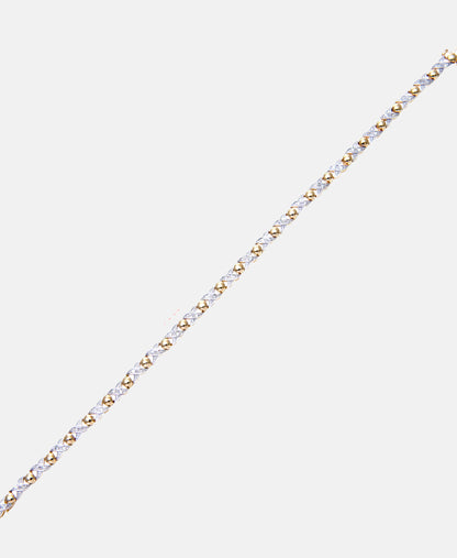 Armband aus 375 Gelbgold mit Diamant