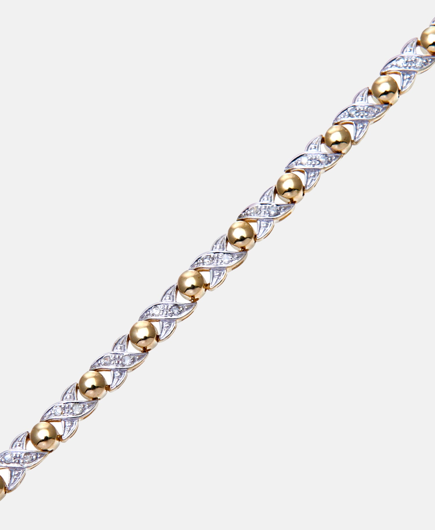 Armband aus 375 Gelbgold mit Diamant