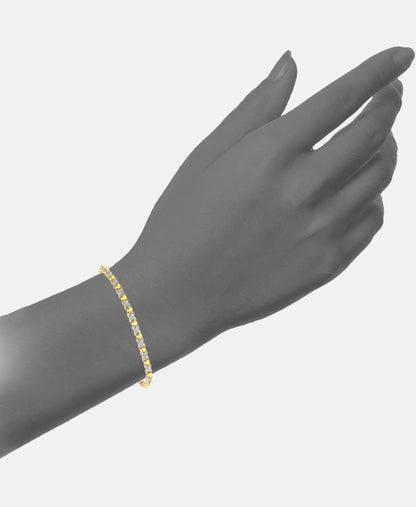 Armband aus 375 Gelbgold mit Diamant