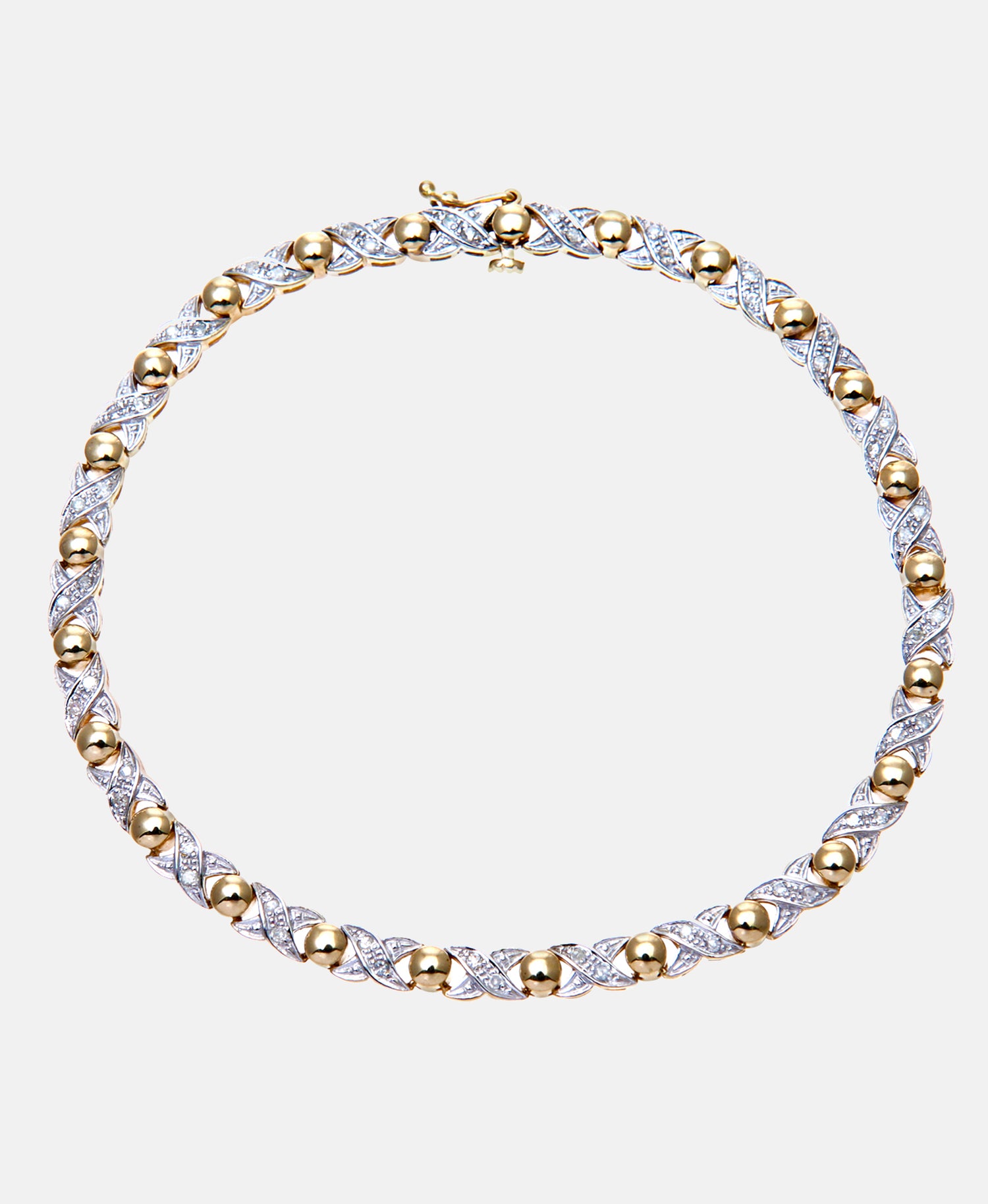 Armband aus 375 Gelbgold mit Diamant