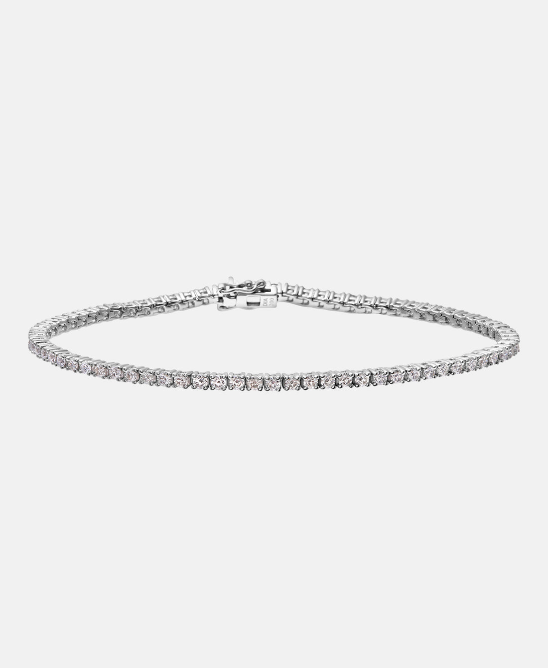Armband aus 750 Weißgold mit 2 Karat Diamant