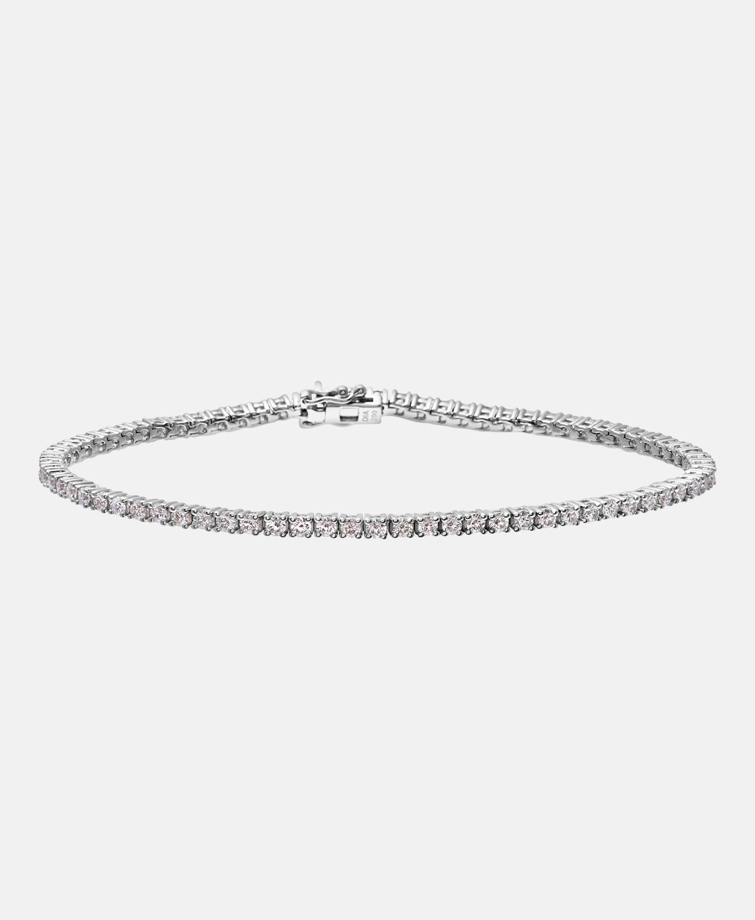 Armband aus 750 Weißgold mit 2 Karat Diamant