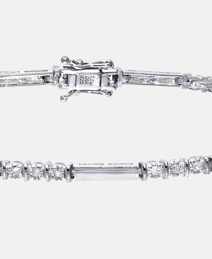 Armband aus 375 Gelbgold mit 0.25 Karat Diamant