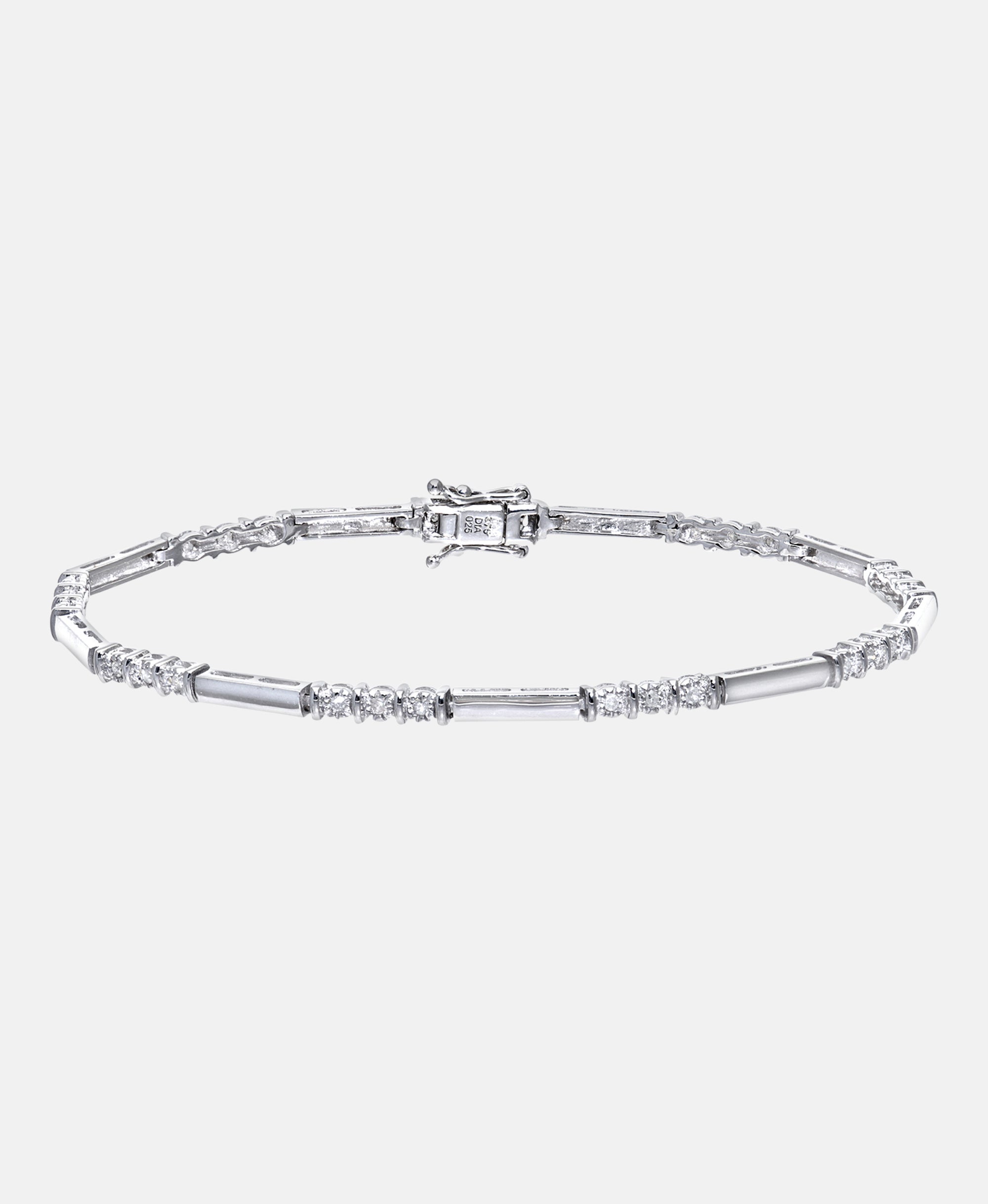 Armband aus 375 Gelbgold mit 0.25 Karat Diamant