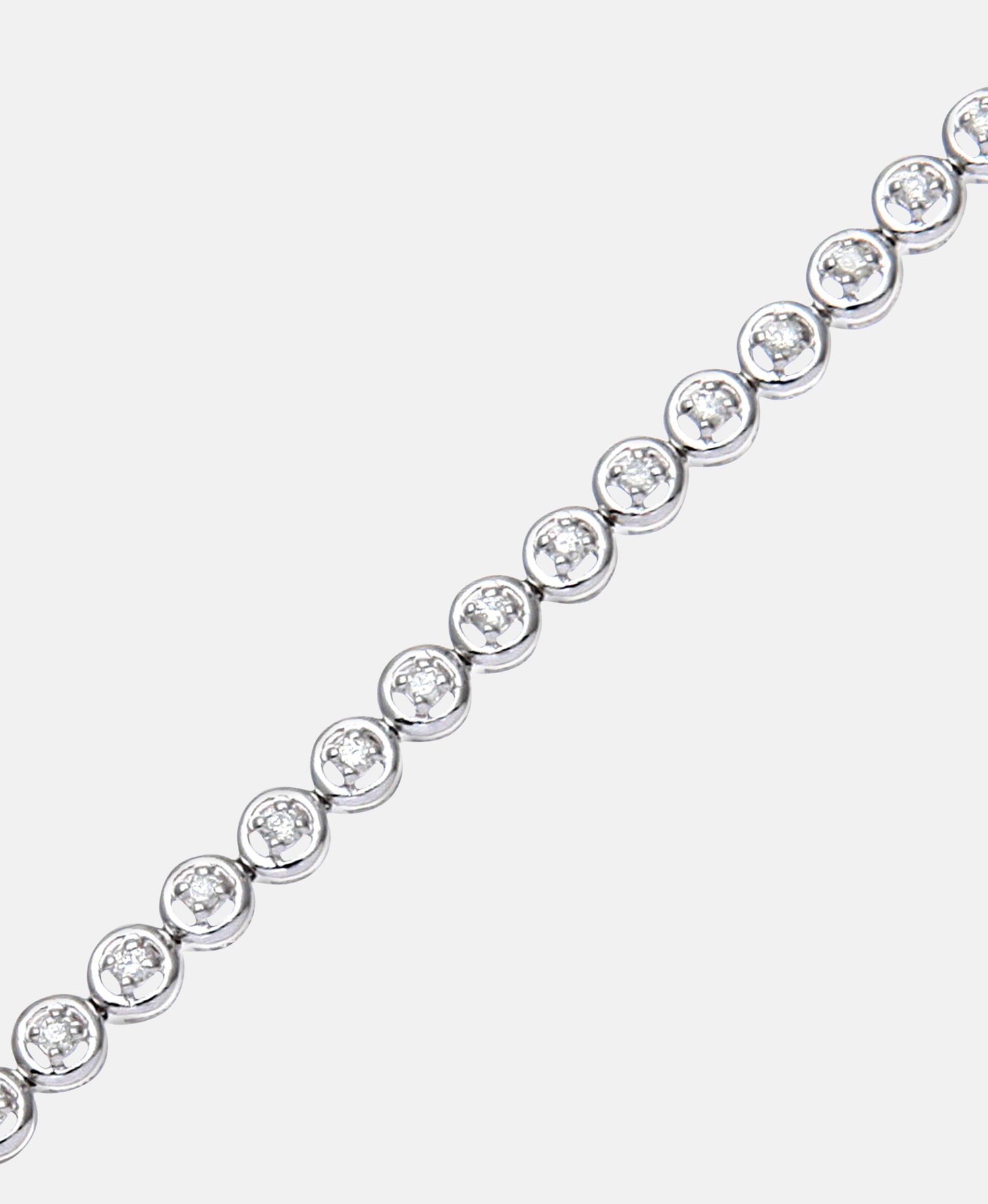 Armband aus 375 Weißgold mit 0.50 Karat Diamant