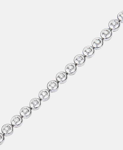 Armband aus 375 Weißgold mit 0.50 Karat Diamant