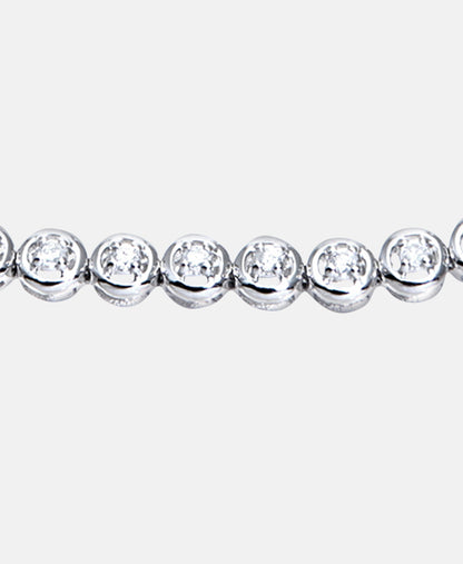 Armband aus 375 Weißgold mit 0.50 Karat Diamant