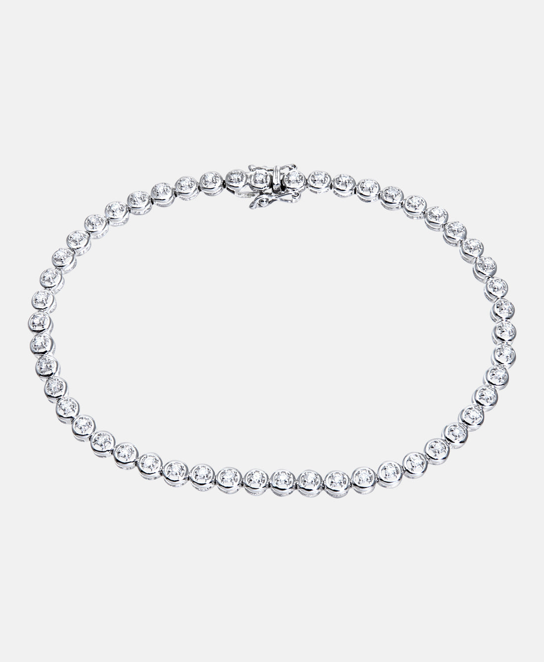 Armband aus 375 Weißgold mit 0.50 Karat Diamant