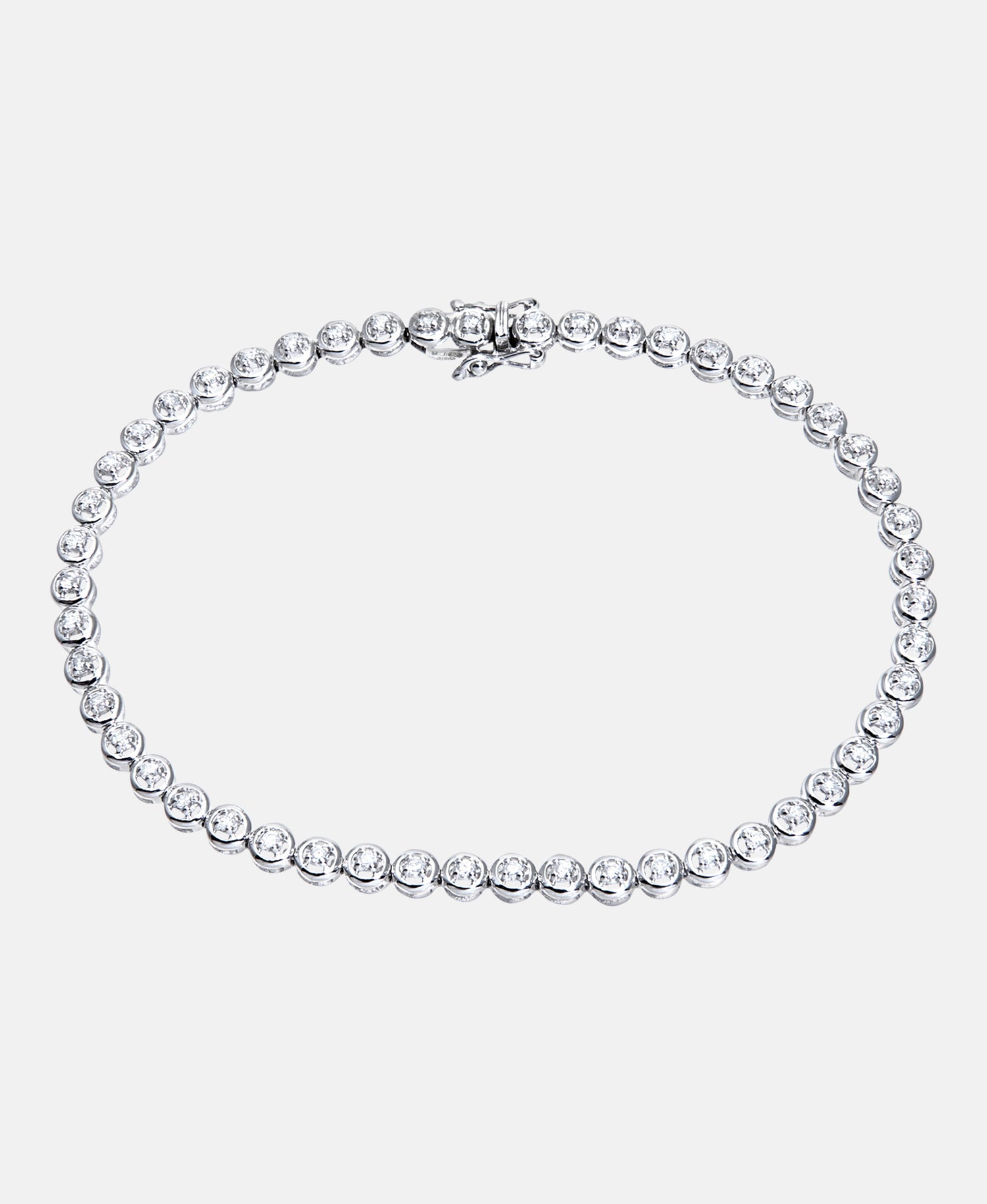 Armband aus 375 Weißgold mit 0.50 Karat Diamant
