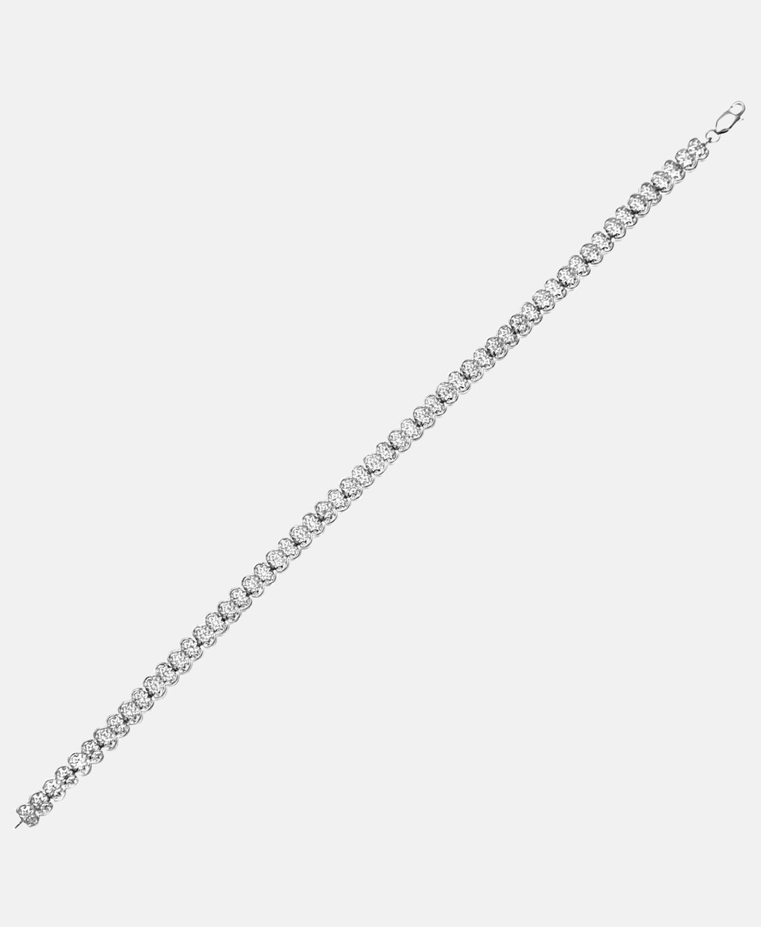 Armband aus 375 Weißgold mit 0.25 Karat Diamant