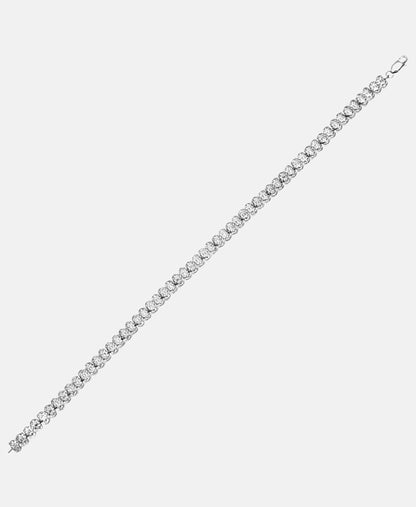Armband aus 375 Weißgold mit 0.25 Karat Diamant